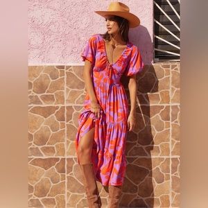 Mister Zimi Autumn Indigo Dress in Maple